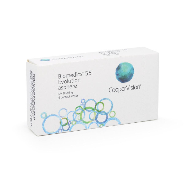 Контактные линзы Biomedics 55 Evolution (6 шт./уп.)