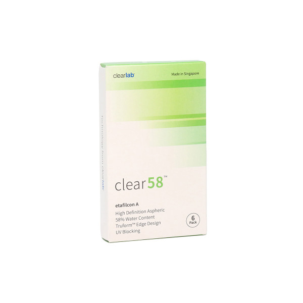 Контактные линзы Clear 58 (6 шт./уп)