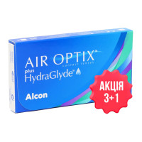 Контактные линзы Air Optix plus HydraGlyde (3 шт./уп.)