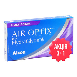 Контактные линзы Air Optix plus HydraGlyde Multifocal (3 шт./уп.)