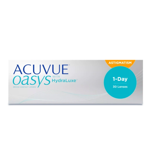 Контактные линзы  Acuvue Oasys 1-DAY for Astigmatism with HydraLuxe (30 шт./уп.) (30 шт./уп.)