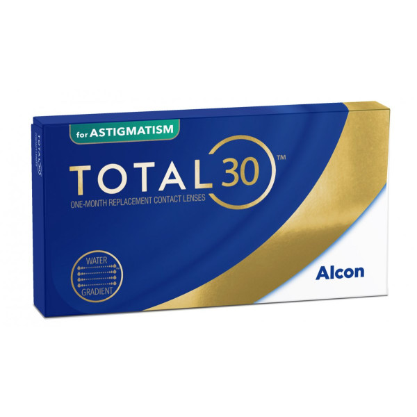 Контактные линзы Total 30 for Astigmatism (3 шт./уп.)